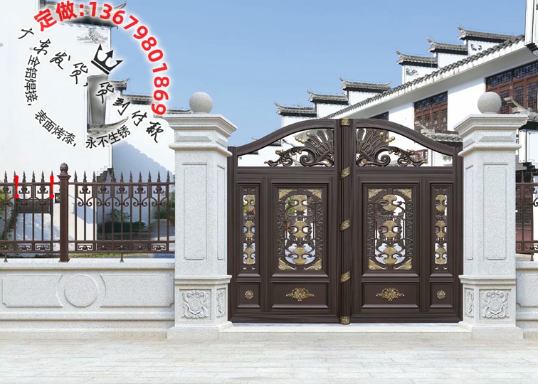 别墅大门，住宅大门，庭院大门，乡村大门，铝艺大门，乡村大门